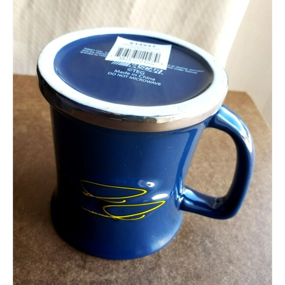 2007 JIMMIE JOHNSON #48 Blue RELIEF CERAMIC MUG 15 oz NASCAR Racing Team NEW NOS - Picture 16 of 16